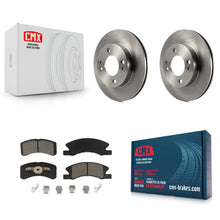 Charger l'image dans la galerie, [Front] 2014-2015 Mitsubishi Mirage Premium OE Brake Rotors &amp; Ceramic Pads Kit For Max Braking