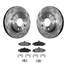 Charger l&#39;image dans la galerie, Front Brake Rotors &amp; Ceramic Pad Kit For Chevrolet Pontiac Grand Am Malibu Alero