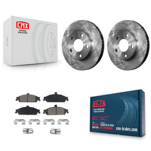 Charger l'image dans la galerie, Front Brake Rotors &amp; Ceramic Pad Kit For Chevrolet Pontiac Grand Am Malibu Alero