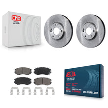 Charger l'image dans la galerie, Front Disc Brake Rotors And Ceramic Pads Kit For Hyundai Azera Kia Amanti