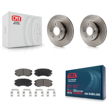 Charger l'image dans la galerie, [Front] 2010-2011 Kia Soul 1.6L Premium OE Brake Rotors &amp; Ceramic Pads Kit For Max Braking