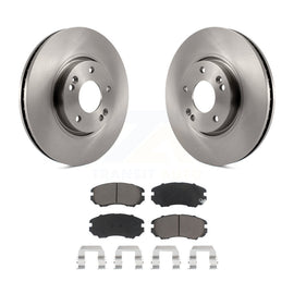 [Front] 2006-2010 Hyundai Sonata 3.3L Premium OE Brake Rotors & Ceramic Pads Kit For Max Braking