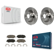 Load image into Gallery viewer, Front Brake Rotor Ceramic Pad Kit For 06-09 Land Rover Range Naturally Aspirated