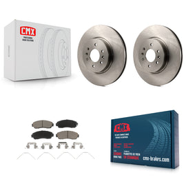 [Front] 2011-2014 Honda Odyssey Premium OE Brake Rotors & Ceramic Pads Kit For Max Braking
