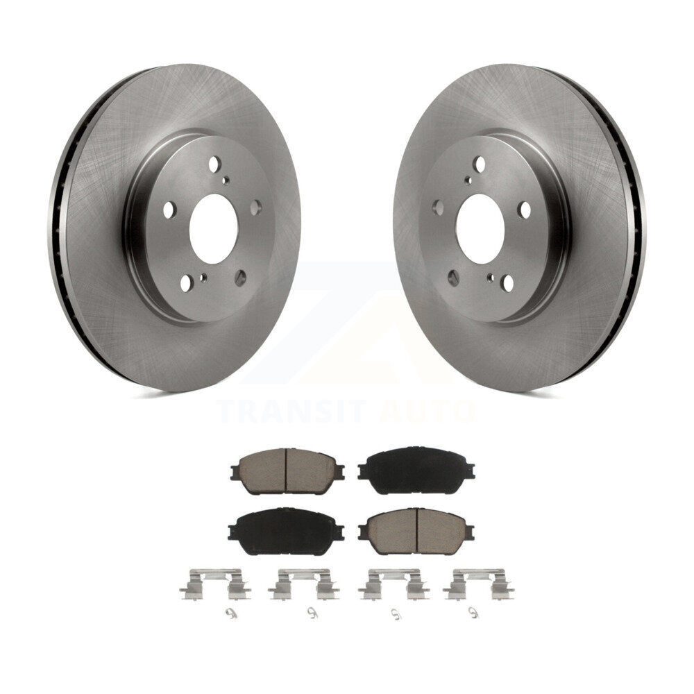 Front Brake Rotors & Ceramic Pad Kit For Toyota Sienna Camry Avalon Solara Lexus