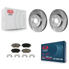 Front Disc Brake Rotors And Ceramic Pads Kit For Toyota Camry