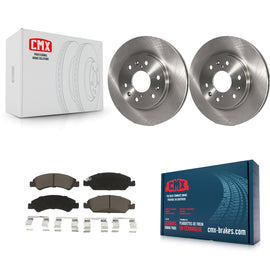 Front Brake Rotors Ceramic Pad Kit For Chevrolet Silverado 1500 GMC Sierra Tahoe