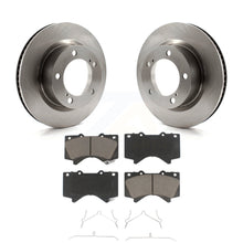 Charger l&#39;image dans la galerie, Front Disc Brake Rotors And Ceramic Pads Kit For Toyota Land Cruiser Lexus LX570