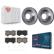Load image into Gallery viewer, Front Brake Rotor And Ceramic Pad Kit For Toyota Tundra Sequoia Lexus LX570 Land