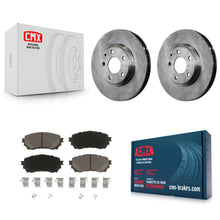 Load image into Gallery viewer, Front Disc Brake Rotors And Ceramic Pads Kit For Mazda 6