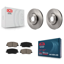 Front Disc Brake Rotor And Ceramic Pad Kit For Kia Forte Hyundai Veloster Forte5