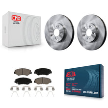 Charger l'image dans la galerie, Front Disc Brake Rotors And Ceramic Pads Kit For Honda Pilot Accord
