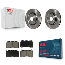 Charger l'image dans la galerie, Front Disc Brake Rotors And Ceramic Pads Kit For Ford Mustang