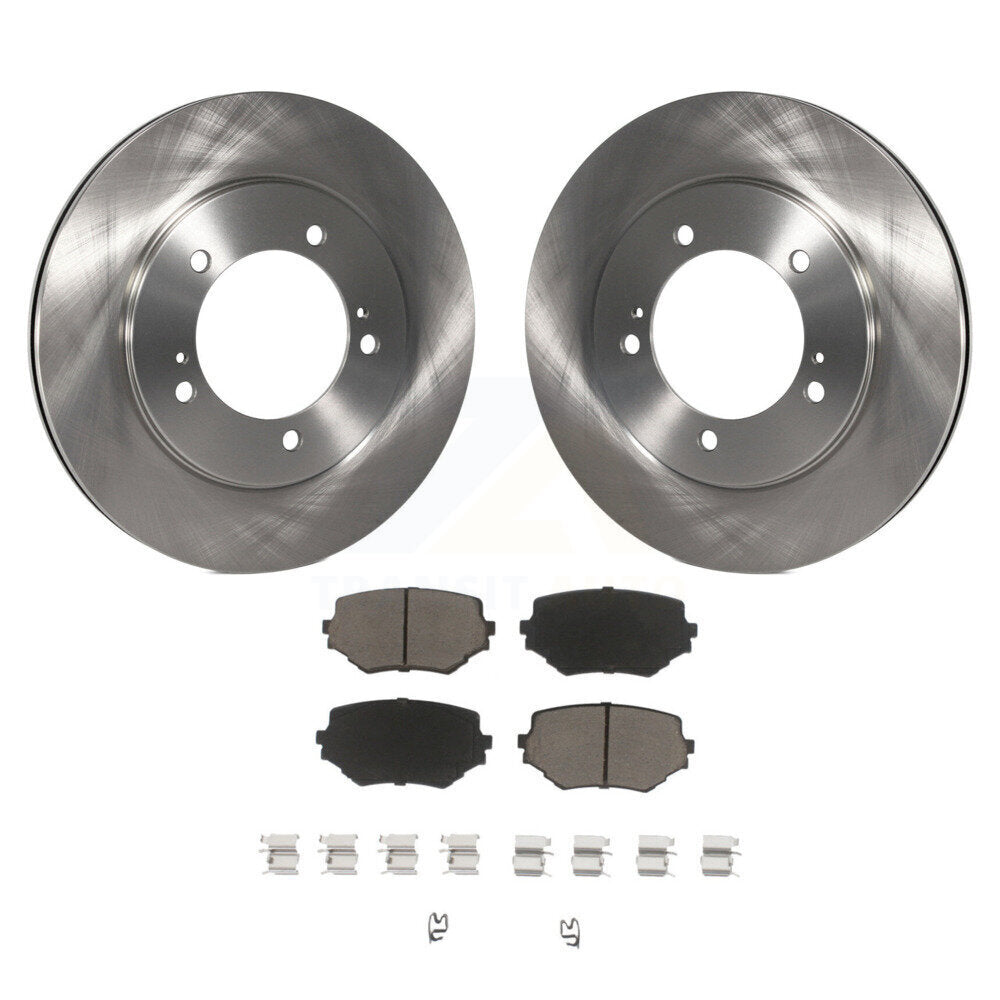 Front Disc Brake Rotors And Ceramic Pads Kit For Suzuki Grand Vitara XL-7