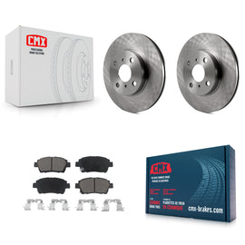 Front Disc Brake Rotors And Ceramic Pads Kit For Toyota Echo MR2 Spyder