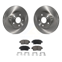 Charger l&#39;image dans la galerie, Front Disc Brake Rotors And Ceramic Pads Kit For 2004-2009 Toyota Prius