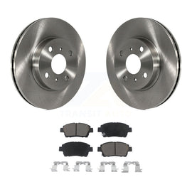 [Front] 2001-2003 Toyota Prius Premium OE Brake Rotors & Ceramic Pads Kit For Max Braking
