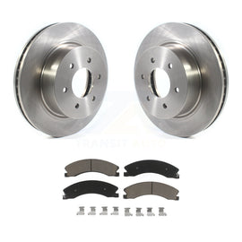 [Front] 2016-2023 Nissan TITAN XD Premium OE Brake Rotors & Ceramic Pads Kit For Max Braking