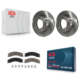 [Front] 2012-2021 Nissan NV2500 NV3500 NV1500 Premium OE Brake Rotors & Ceramic Pads Kit For Max Braking