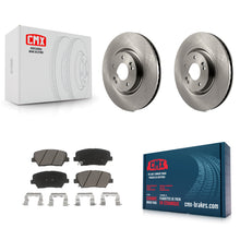 Charger l'image dans la galerie, [Front] 2012-2017 Hyundai Azera Premium OE Brake Rotors &amp; Ceramic Pads Kit For Max Braking