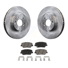 Charger l&#39;image dans la galerie, Front Disc Brake Rotors &amp; Ceramic Pad Kit For Hyundai Santa Fe Sport Kia Sorento