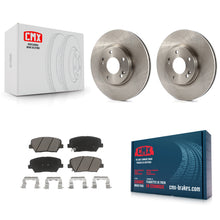 Charger l'image dans la galerie, Front Disc Brake Rotors And Ceramic Pads Kit For Kia Sorento Hyundai Santa Fe
