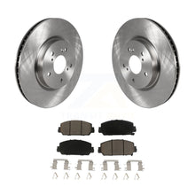 Charger l&#39;image dans la galerie, Front Disc Brake Rotors And Ceramic Pads Kit For Honda CR-V