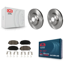 Charger l'image dans la galerie, Front Disc Brake Rotors And Ceramic Pads Kit For Honda CR-V