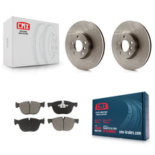 Charger l'image dans la galerie, Front Disc Brake Rotors And Ceramic Pads Kit For BMW X5 X6