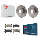 Front Brake Rotors Ceramic Pad Kit For Chevrolet S10 GMC Sonoma Blazer Jimmy S15