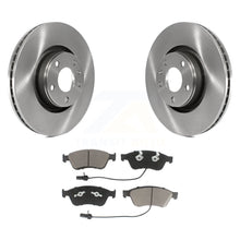 Charger l&#39;image dans la galerie, Front Brake Rotors Ceramic Pad Kit For Audi A8 Quattro With 321mm Diameter Rotor