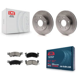 Front Disc Brake Rotors And Ceramic Pads Kit For GMC Jimmy