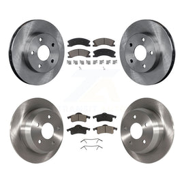 Front Rear Disc Brake Rotors And Ceramic Pads Kit For Jeep Grand Cherokee