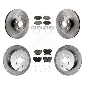 Front Rear Disc Brake Rotors And Ceramic Pads Kit For Toyota Celica