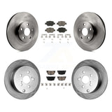 [Front+Rear] 2005-2010 Scion tC Premium OE Brake Rotors & Ceramic Pads Kit For Max Braking