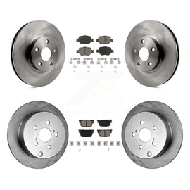 [Front+Rear] 2005-2010 Scion tC Premium OE Brake Rotors & Ceramic Pads Kit For Max Braking