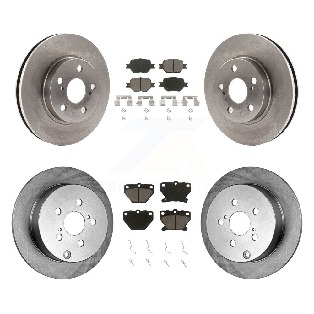 [Front+Rear] 2001 Toyota Celica GT Premium OE Brake Kit & Ceramic Pads For Max Braking