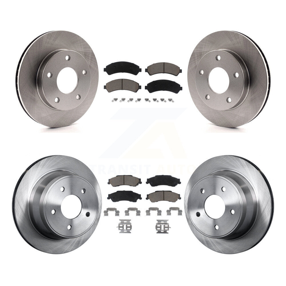 [Front+Rear] 1997 Chevrolet Blazer GMC Jimmy Premium OE Brake Kit & Ceramic Pads For Max Braking