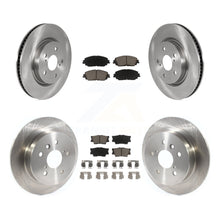 Load image into Gallery viewer, Front Rear Disc Brake Rotors And Ceramic Pads Kit For Toyota Camry