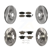 Charger l'image dans la galerie, Front Rear Disc Brake Rotors And Ceramic Pads Kit For Volkswagen Tiguan Jetta