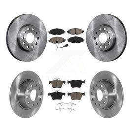 Front Rear Disc Brake Rotors And Ceramic Pads Kit For Volkswagen Jetta Taos