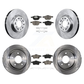 Front Rear Disc Brake Rotors And Ceramic Pads Kit For Mazda 3 Sport