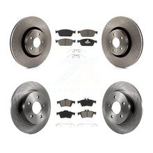Charger l'image dans la galerie, Front Rear Disc Brake Rotors And Ceramic Pads Kit For Ford Focus ST
