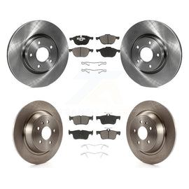 Front Rear Disc Brake Rotors And Ceramic Pads Kit For Ford Escape