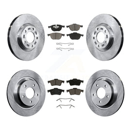 [Front+Rear] 2006 Mazda 5 To 02 06 Premium OE Brake Rotors & Ceramic Pads Kit For Max Braking