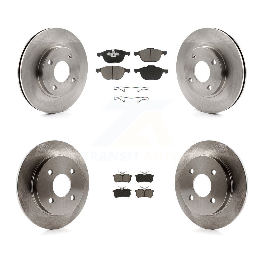 [Front+Rear] 2004 Ford Focus From 04 05 Premium OE Brake Kit & Ceramic Pads For Max Braking