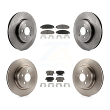 Charger l'image dans la galerie, Front Rear Brake Rotor And Ceramic Pad Kit For Dodge Charger With Police Package