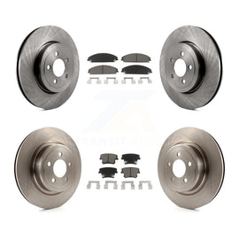 Front Rear Brake Rotor And Ceramic Pad Kit For Dodge Charger With Police Package