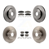 Front Rear Brake Rotor And Ceramic Pad Kit For Dodge Charger With Police Package
