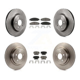 Front Rear Brake Rotor And Ceramic Pad Kit For Dodge Charger With Police Package